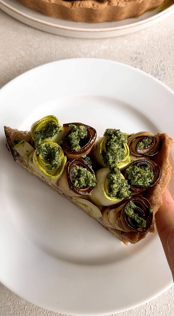 Rulo Labak ve Patlıcanlı Tart