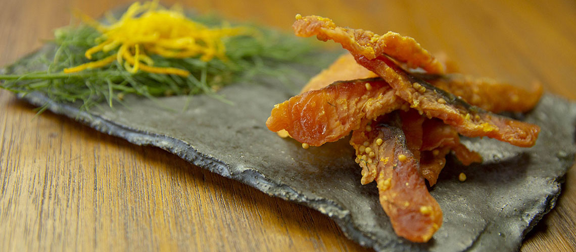 Limon Ve Portakalli Somon Jerky