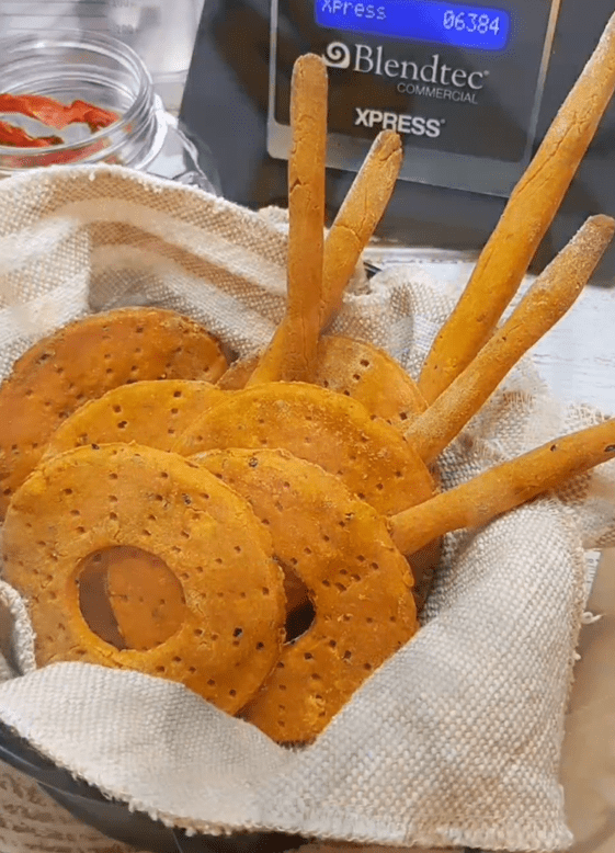 Kuru Domatesli Glutensiz Kraker