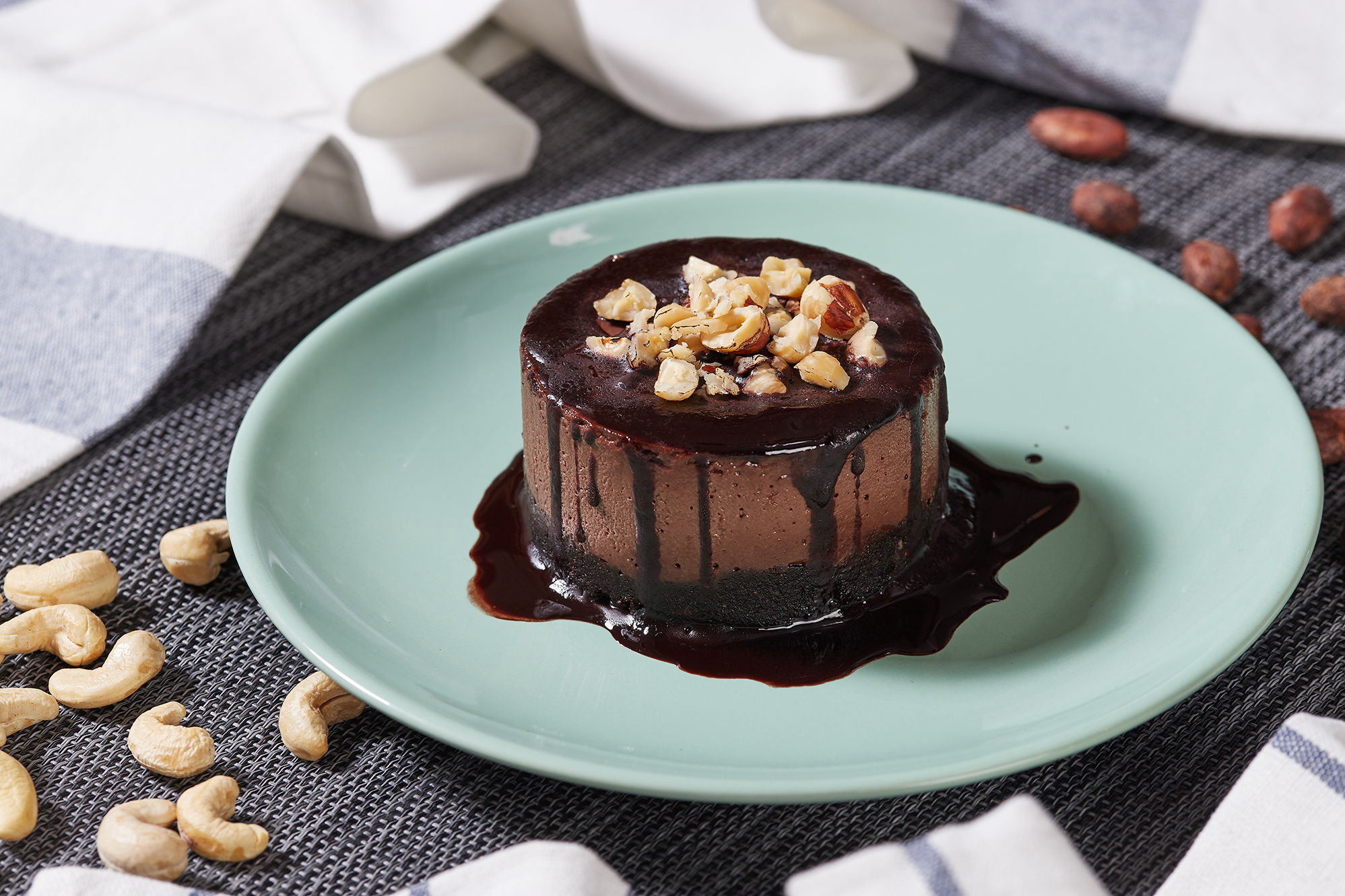 raw cikolatali cheesecake